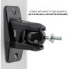 imageJumbl SINSB7B ProGrip Ultra Stainless Steel Speaker Wall Mount Bracket Black Pair of 2  Thread Size 1420  Holds up to 8 LbsBlack