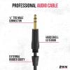 imageLyxPro 100 Feet  TRS to  TRS Balanced Audio Cable Superior Signal Transfer Crystal Clear High Frequency Noiseless Durable ampamp Flexible Patch Cable Professional Grade Heavy Duty Male to Male100 Feet