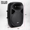 imageLyxPro 12quot PA System Powerful Compact PA Portable Active Speaker System with Equalizer Bluetooth SD Card Slot USB MP3 XLR 14quot 35mm Input Connections  SPA12SPA12