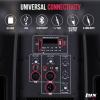 imageLyxPro 12quot PA System Powerful Compact PA Portable Active Speaker System with Equalizer Bluetooth SD Card Slot USB MP3 XLR 14quot 35mm Input Connections  SPA12SPA12