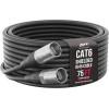 imageLyxPro 250 Feet Shielded CAT6 Ethercon Cable  Professional Audio ampamp Lighting RJ45 Cable StudioGrade Sound Transmission Extreme Durability  BlueBlack