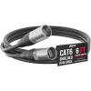 imageLyxPro 250 Feet Shielded CAT6 Ethercon Cable  Professional Audio ampamp Lighting RJ45 Cable StudioGrade Sound Transmission Extreme Durability  BlueBlack