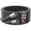 imageLyxPro 250 Feet Shielded CAT6 Ethercon Cable  Professional Audio ampamp Lighting RJ45 Cable StudioGrade Sound Transmission Extreme Durability  BlueBlack