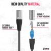 imageLyxPro 250 Feet Shielded CAT6 Ethercon Cable  Professional Audio ampamp Lighting RJ45 Cable StudioGrade Sound Transmission Extreme Durability  BlueBlack