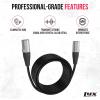 imageLyxPro 250 Feet Shielded CAT6 Ethercon Cable  Professional Audio ampamp Lighting RJ45 Cable StudioGrade Sound Transmission Extreme Durability  BlueBlack