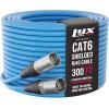 imageLyxPro 250 Feet Shielded CAT6 Ethercon Cable  Professional Audio ampamp Lighting RJ45 Cable StudioGrade Sound Transmission Extreme Durability  BlueBlue