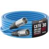 imageLyxPro 250 Feet Shielded CAT6 Ethercon Cable  Professional Audio ampamp Lighting RJ45 Cable StudioGrade Sound Transmission Extreme Durability  BlueBlue