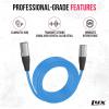 imageLyxPro 250 Feet Shielded CAT6 Ethercon Cable  Professional Audio ampamp Lighting RJ45 Cable StudioGrade Sound Transmission Extreme Durability  BlueBlue