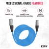 imageLyxPro 250 Feet Shielded CAT6 Ethercon Cable  Professional Audio ampamp Lighting RJ45 Cable StudioGrade Sound Transmission Extreme Durability  BlueBlue