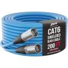 imageLyxPro 250 Feet Shielded CAT6 Ethercon Cable  Professional Audio ampamp Lighting RJ45 Cable StudioGrade Sound Transmission Extreme Durability  BlueBlue