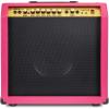 imageLyxPro 60 Watt Electric Guitar Amplifier  Combo Solid State Studio ampamp Stage Amp with 10 4Ohm Speaker Custom EQ Controls Drive Delay  PassiveActiveMic Inputs Aux In ampamp Headphone Jack NaturalPink