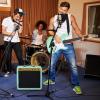 imageLyxPro 60 Watt Electric Guitar Amplifier  Combo Solid State Studio ampamp Stage Amp with 10 4Ohm Speaker Custom EQ Controls Drive Delay  PassiveActiveMic Inputs Aux In ampamp Headphone Jack NaturalGreen