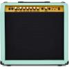 imageLyxPro 60 Watt Electric Guitar Amplifier  Combo Solid State Studio ampamp Stage Amp with 10 4Ohm Speaker Custom EQ Controls Drive Delay  PassiveActiveMic Inputs Aux In ampamp Headphone Jack NaturalGreen