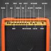 imageLyxPro 60 Watt Electric Guitar Amplifier  Combo Solid State Studio ampamp Stage Amp with 10 4Ohm Speaker Custom EQ Controls Drive Delay  PassiveActiveMic Inputs Aux In ampamp Headphone Jack NaturalSunburst