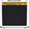 imageLyxPro 60 Watt Electric Guitar Amplifier  Combo Solid State Studio ampamp Stage Amp with 10 4Ohm Speaker Custom EQ Controls Drive Delay  PassiveActiveMic Inputs Aux In ampamp Headphone Jack NaturalWhite
