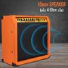 imageLyxPro 60 Watt Electric Guitar Amplifier  Combo Solid State Studio ampamp Stage Amp with 10 4Ohm Speaker Custom EQ Controls Drive Delay  PassiveActiveMic Inputs Aux In ampamp Headphone Jack NaturalSunburst