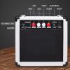 imageLyxPro 60 Watt Electric Guitar Amplifier  Combo Solid State Studio ampamp Stage Amp with 10 4Ohm Speaker Custom EQ Controls Drive Delay  PassiveActiveMic Inputs Aux In ampamp Headphone Jack NaturalWhite