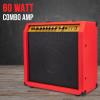 imageLyxPro 60 Watt Electric Guitar Amplifier  Combo Solid State Studio ampamp Stage Amp with 10 4Ohm Speaker Custom EQ Controls Drive Delay  PassiveActiveMic Inputs Aux In ampamp Headphone Jack NaturalRed