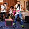 imageLyxPro 60 Watt Electric Guitar Amplifier  Combo Solid State Studio ampamp Stage Amp with 10 4Ohm Speaker Custom EQ Controls Drive Delay  PassiveActiveMic Inputs Aux In ampamp Headphone Jack NaturalPink