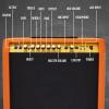 imageLyxPro 60 Watt Electric Guitar Amplifier  Combo Solid State Studio ampamp Stage Amp with 10 4Ohm Speaker Custom EQ Controls Drive Delay  PassiveActiveMic Inputs Aux In ampamp Headphone Jack NaturalMahogany