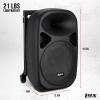 imageLyxPro 8 Inch Active PA Rechargeable Battery Speaker System Equalizer Bluetooth Connection SD Slot USB MP3 AUX Mic14quot 18quot 35mm Inputs SPA8 BatterySPA10BAT