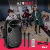 imageLyxPro 8 Inch Active PA Rechargeable Battery Speaker System Equalizer Bluetooth Connection SD Slot USB MP3 AUX Mic14quot 18quot 35mm Inputs SPA8 BatterySPA15BAT