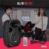 imageLyxPro 8 Inch Active PA Rechargeable Battery Speaker System Equalizer Bluetooth Connection SD Slot USB MP3 AUX Mic14quot 18quot 35mm Inputs SPA8 BatterySPA8BAT