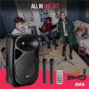 imageLyxPro 8 Inch Active PA Rechargeable Battery Speaker System Equalizer Bluetooth Connection SD Slot USB MP3 AUX Mic14quot 18quot 35mm Inputs SPA8 BatterySPA12BAT