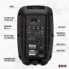 imageLyxPro 8 Inch Active PA Rechargeable Battery Speaker System Equalizer Bluetooth Connection SD Slot USB MP3 AUX Mic14quot 18quot 35mm Inputs SPA8 BatterySPA8BAT