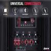imageLyxPro 8 Inch Active PA Rechargeable Battery Speaker System Equalizer Bluetooth Connection SD Slot USB MP3 AUX Mic14quot 18quot 35mm Inputs SPA8 BatterySPA10BAT