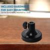 imageLyxPro DKR1 Microphone Arm Stand Mount Adjustable Mic Boom Stand Swivel Mount Suspension Scissor ampamp Clip  Desk Attachment and Clamp Supports Blue Yeti SnowballBlack