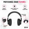 imageLyxPro HAS10 Closed Back Over Ear Professional Studio Monitor and Mixing HeadphonesMusic ListeningPianoSound Isolation Lightweight and FlexibleWired w Detachable cable