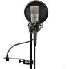 imageLyxPro MOP28 Dual Layer Microphone Pop Filter with Flexible Goozeneck for Superior Vocal Performance Pop Shield