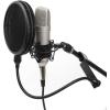 imageLyxPro MOP28 Dual Layer Microphone Pop Filter with Flexible Goozeneck for Superior Vocal Performance Pop Shield