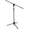 imageLyxPro Microphone Stand Boom Arm Tilting Rotating Floor Podium Stage or Studio Strong Durable And Foldable Height 385quot 66quot Extends Arm to 29 38quot Comes With 38quot and 58quot mount Adapter2 Pack