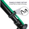 imageLyxPro SMT1 Professional Microphone Stand Heavy Duty 93 Studio Overhead Boom Stand 76 Extra Long Telescoping Arm Mount Foldable Tripod Legs ampamp Adjustable Counterweightwith Caster Wheels