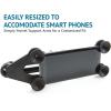 imageLyxPro TSM1 Microphone Music Stand Mount Holder for Tablet iPhone Ipad Smartphone and Android Adjustable 360 Degree Swivel Tilt Support Arms 3 to 115 Inch with Extra Detachable Clip2 Pack