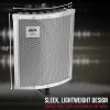 imageLyxPro VRI40 Portable Acoustic Isolation Instrument Shield Voice And Sound Absorbing Reflection Panel with Heavy Duty Gooseneck