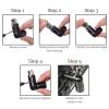 imageLyxPro XLR Angle Adapter Dual Male and Female can be positioned to 4 Different Angles Right Left and 90 Degree Great for Mixers That Interfere with Other Applications3 Pack