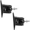 imageJumbl SINSB7B ProGrip Ultra Stainless Steel Speaker Wall Mount Bracket Black Pair of 2  Thread Size 1420  Holds up to 8 LbsBlack