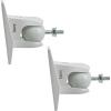 imageJumbl SINSB7B ProGrip Ultra Stainless Steel Speaker Wall Mount Bracket Black Pair of 2  Thread Size 1420  Holds up to 8 LbsWhite