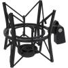 imageLyxPro MKS1B Condenser Spider Microphone Shockmount Anti Vibration and Isolation  BlackBlack