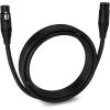 imageLyxPro Quad Serias  300 Ft  XLR Male to Female Star Quad Microphone and Audio Cable for High End Quality and Sound Clarity Extreme Low Noise  Black10 Feet