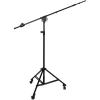 imageLyxPro SMT1 Professional Microphone Stand Heavy Duty 93 Studio Overhead Boom Stand 76 Extra Long Telescoping Arm Mount Foldable Tripod Legs ampamp Adjustable Counterweightwith Caster Wheels