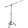 imageLyxPro SMT2 Professional Microphone Stand Heavy Duty 90 Studio Overhead Boom Stand with Rolling Casters 87 Extra Long Telescoping Arm Mount Foldable Tripod Legs ampamp Adjustable Counterweight