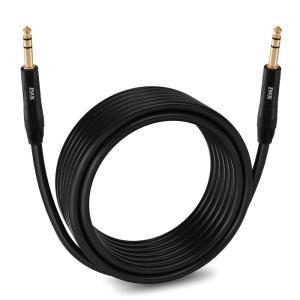 imageLyxPro 100 Feet  TRS to  TRS Balanced Audio Cable Superior Signal Transfer Crystal Clear High Frequency Noiseless Durable ampamp Flexible Patch Cable Professional Grade Heavy Duty Male to Male25 Feet