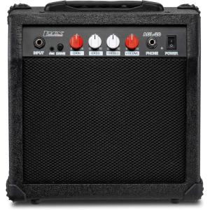 imageLyxPro 60 Watt Electric Guitar Amplifier  Combo Solid State Studio ampamp Stage Amp with 10 4Ohm Speaker Custom EQ Controls Drive Delay  PassiveActiveMic Inputs Aux In ampamp Headphone Jack NaturalBlack