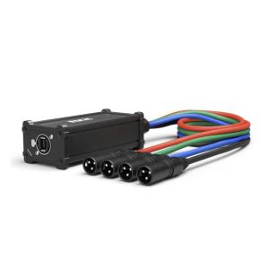 imageLyxPro Audio Snake Channel XLR 3 Pin Multi Network Breakout for Stage Sound Lighting and Recording Studio XLR to RJ45 Ethercon with 3 Feet Cable Connection Pair of 43 Feet XLR Male