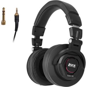 imageLyxPro HAS30 Closed Back OverEar Professional Recording Headphones for Studio Monitoring DJ and Home EntertainmentBlack