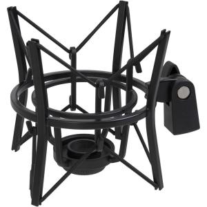 imageLyxPro MKS1B Condenser Spider Microphone Shockmount Anti Vibration and Isolation  BlackBlack
